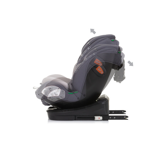 Volare Autostoel i-Size 40-150 cm Isofix 360° Graniet Grijs