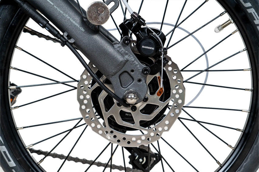 Chrisson ef3 20 inch 30 cm unisex 9v mechanische schijfrem grijs