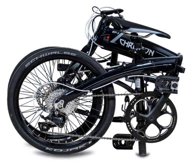 Chrisson ef3 20 inch 32 cm unisex 9v mechanische schijfrem zwart