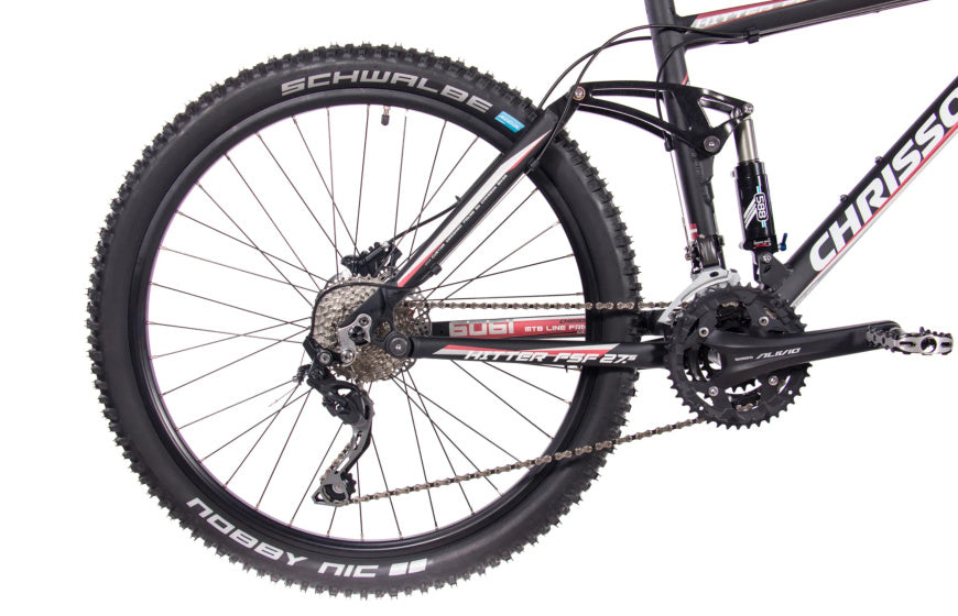 Chrisson hitter 27.5 inch 46 cm heren 27v hydraulische schijfrem zwart