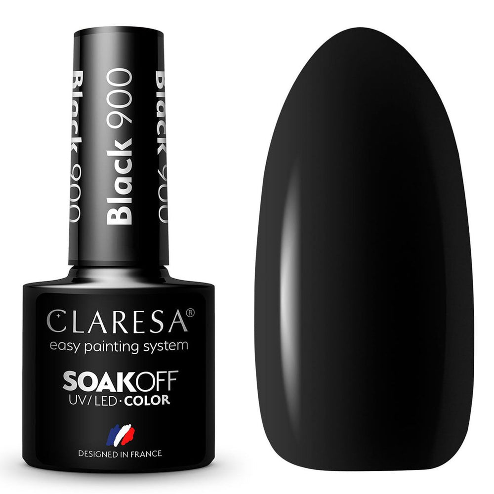 Claresa uv led gellak 5ml zwart 900