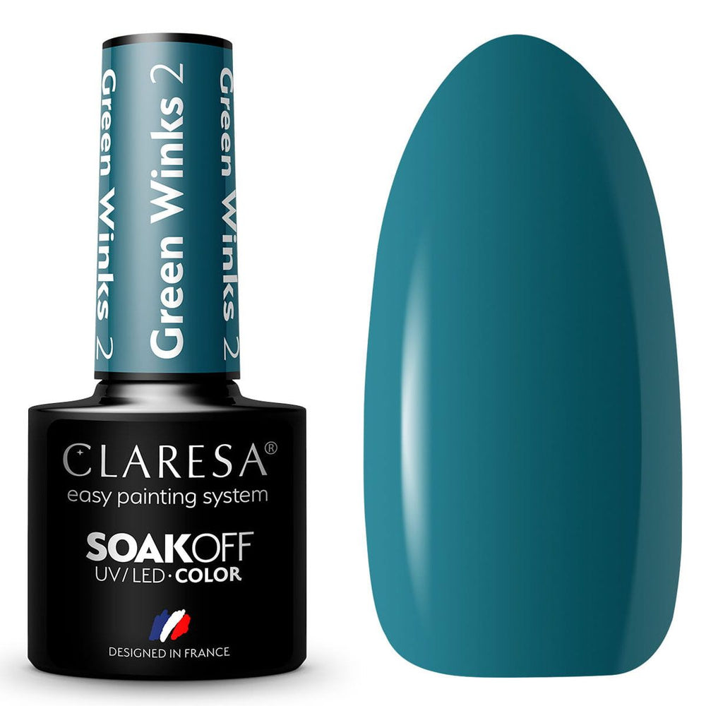 Claresa uv led gellak 5ml groen knipoogt 2