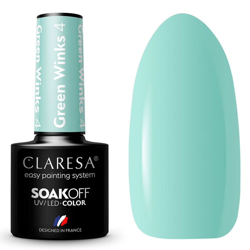 Claresa uv led gellak 5ml groen knipoogt 4