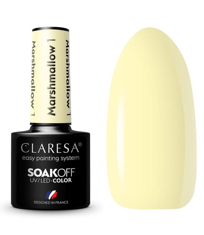 Claresa uv led gellak 5ml marshmallow 1