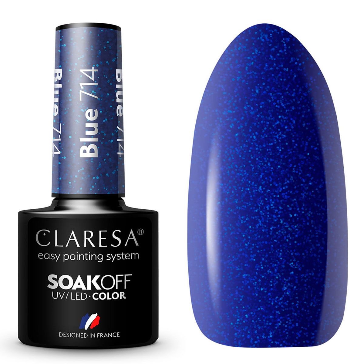 Claresa uv led gellak 5ml blauw 714
