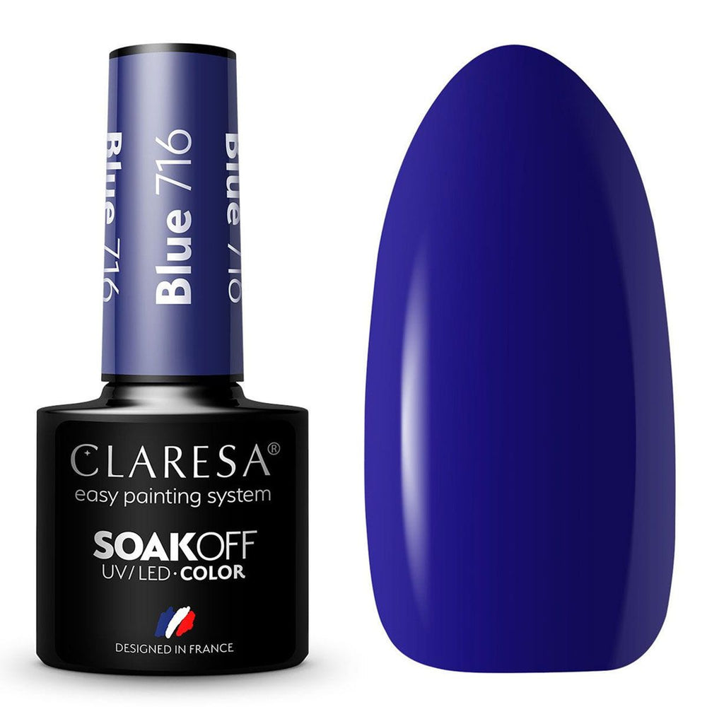 Claresa uv led gellak 5ml blauw 716 volle bessen