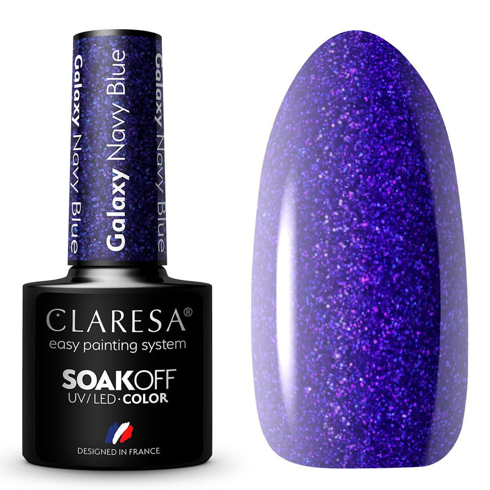 Claresa uv led gellak 5ml galaxy marineblauw