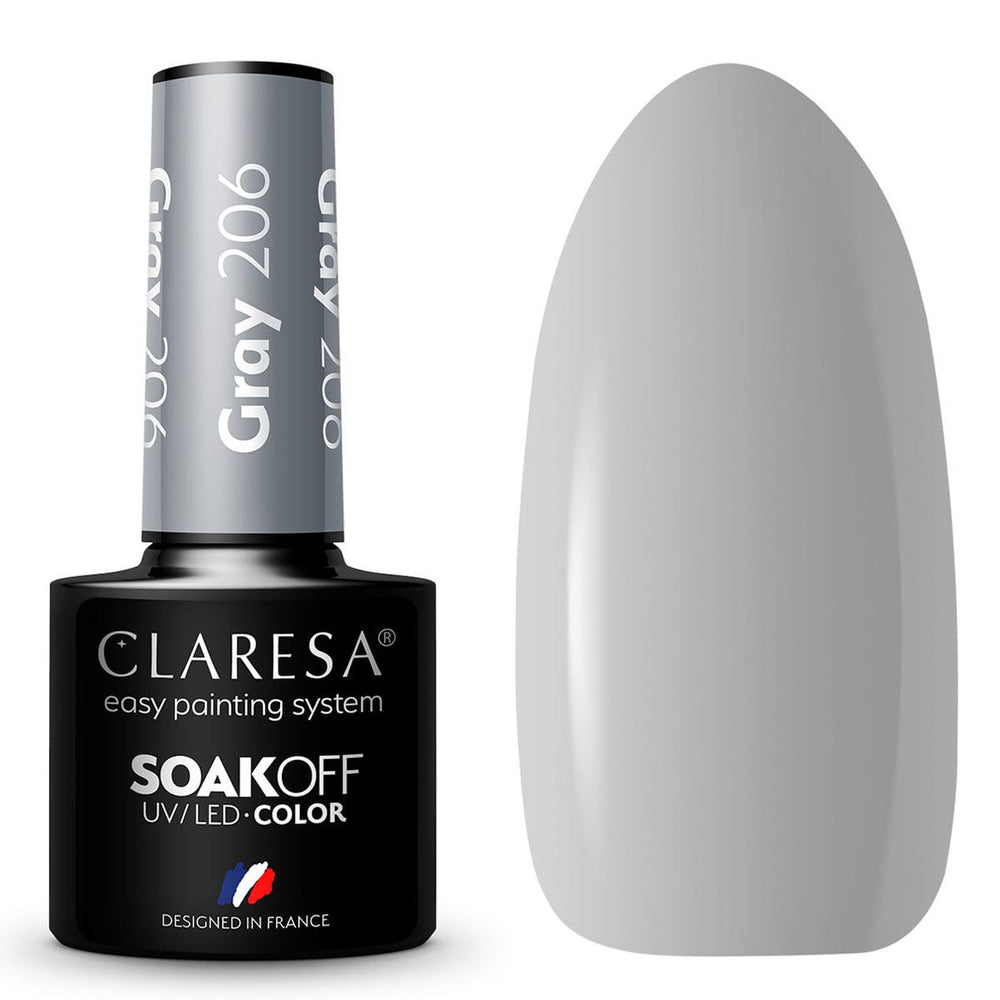Claresa uv led gellak 5ml grijs 206 savanna vibes