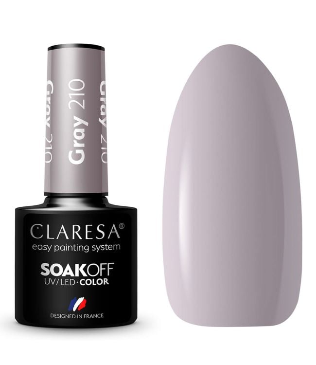 Claresa uv led gellak 5ml grijs 210 savanna vibes