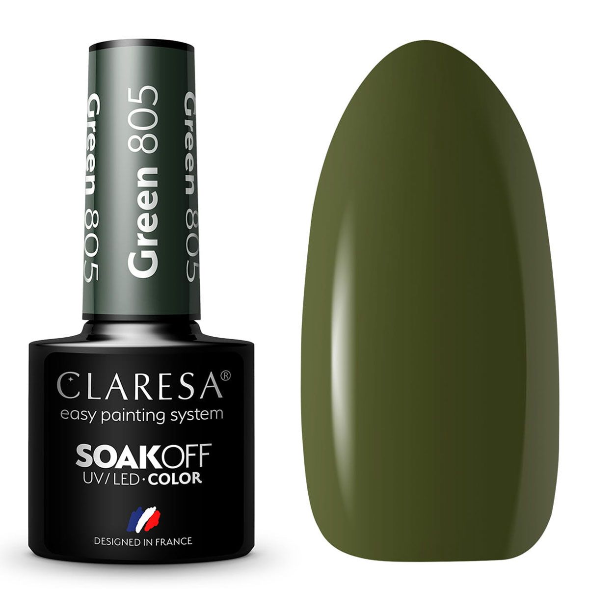 Claresa uv led gellak 5ml groen 805 neem me mee naar de rivier