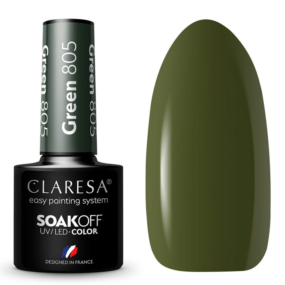 Claresa uv led gellak 5ml groen 805 neem me mee naar de rivier