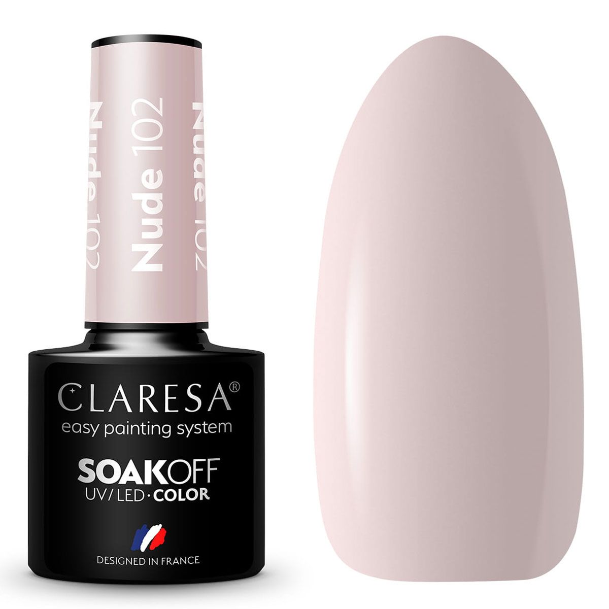Claresa uv led gellak 5ml naakt 102