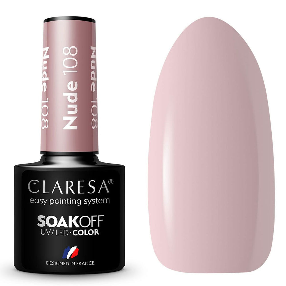 Claresa uv led gellak 5ml naakt 108