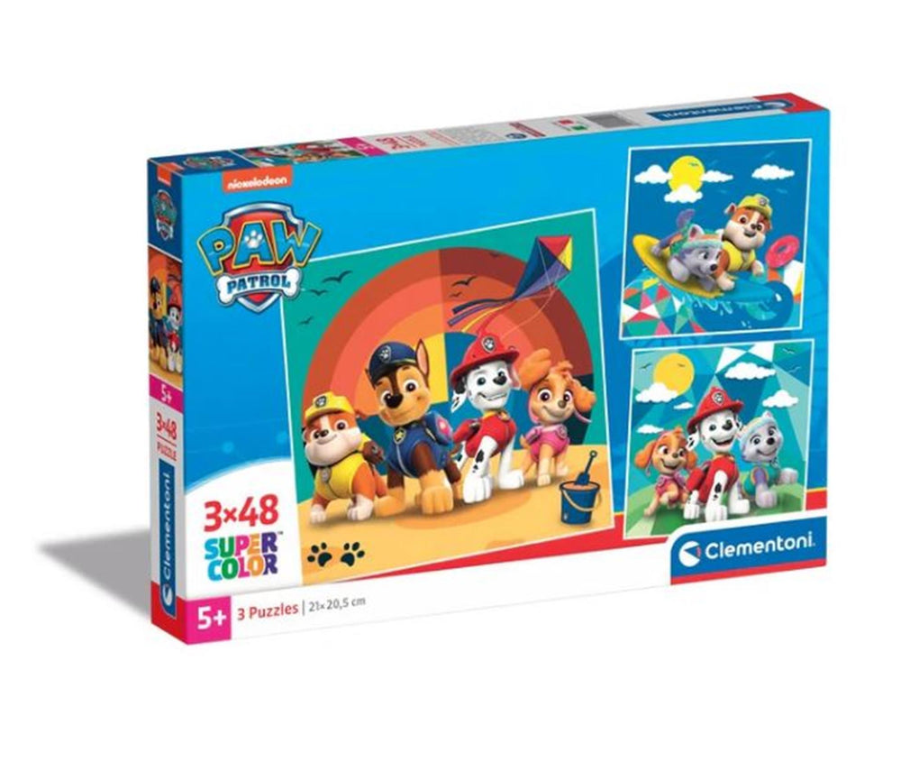 Clementoni pootpatrouille puzzel 3 x 48 stukjes
