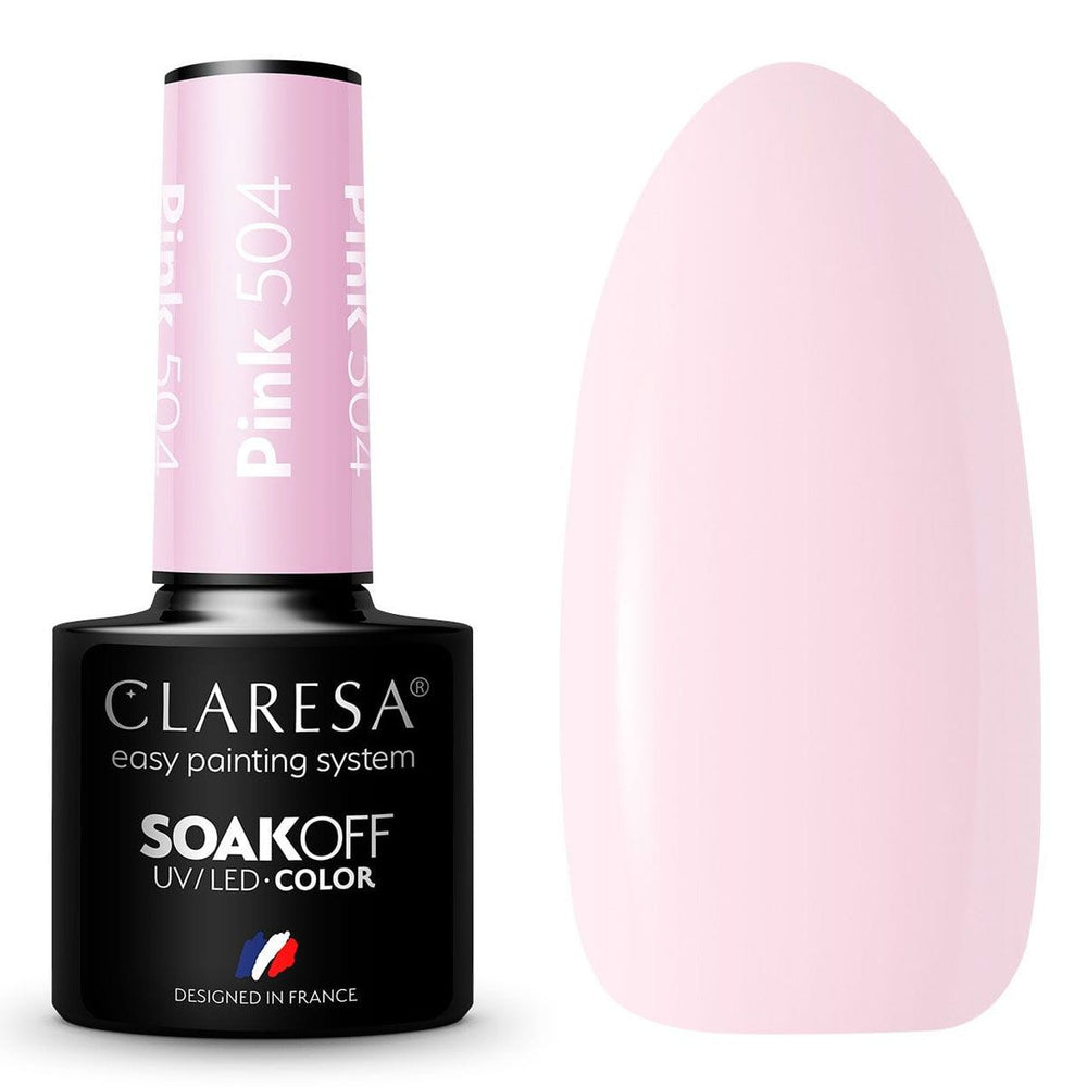 Claresa uv led gellak 5ml roze 504 ballonreis