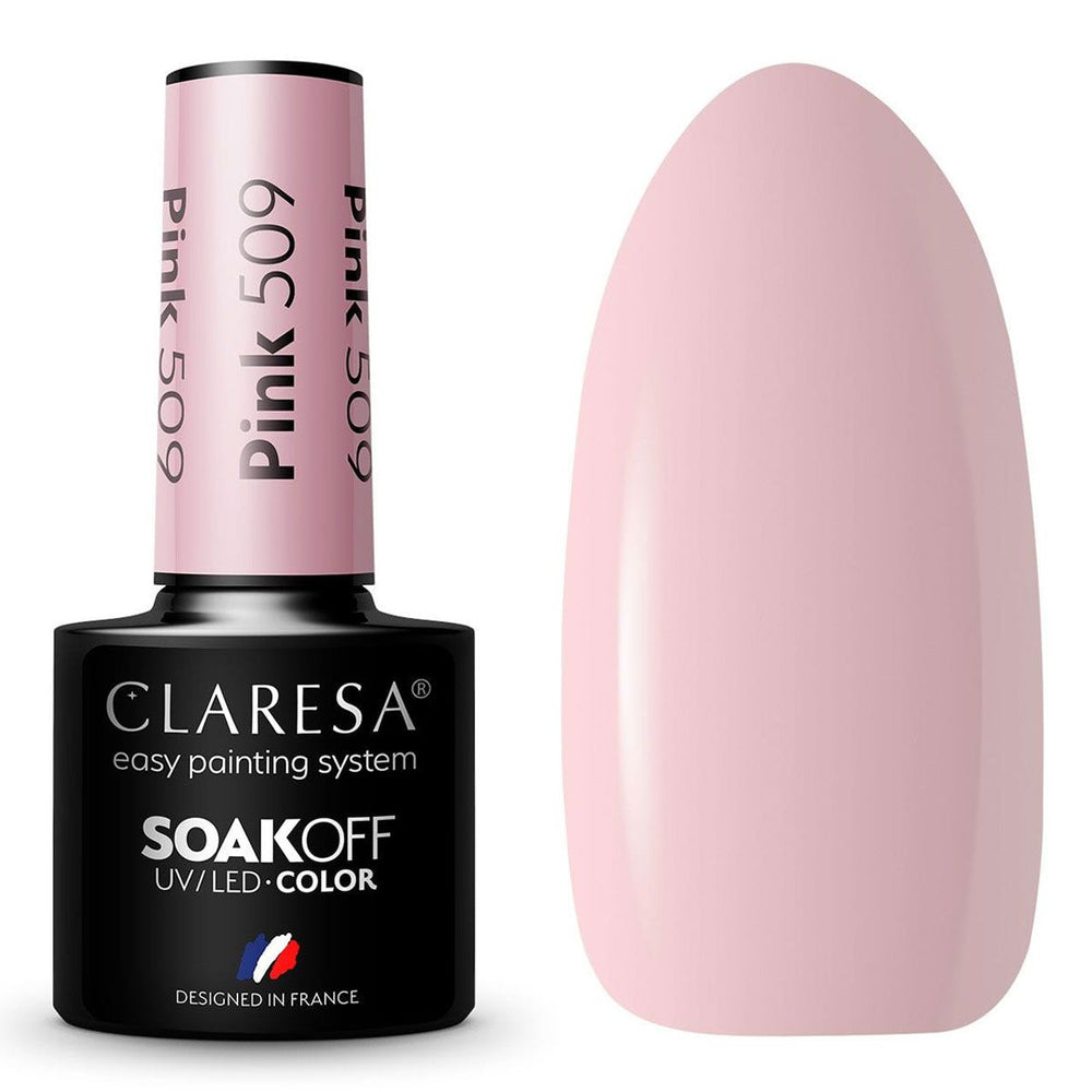 Claresa uv led gellak 5ml roze 509 kermis