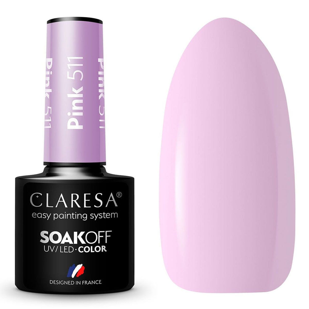 Claresa uv led gellak 5ml roze 511 ballonreis