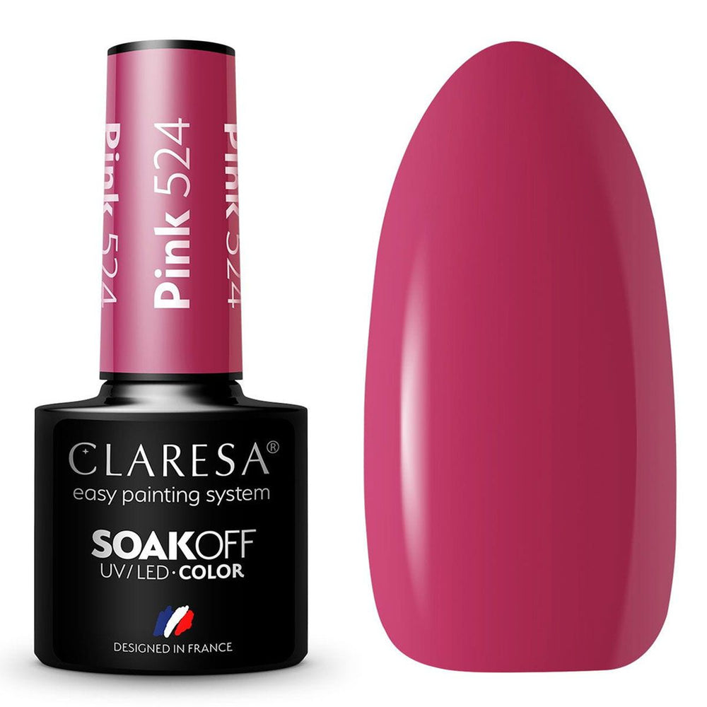 Claresa uv led gellak 5ml roze 524 klassieke look