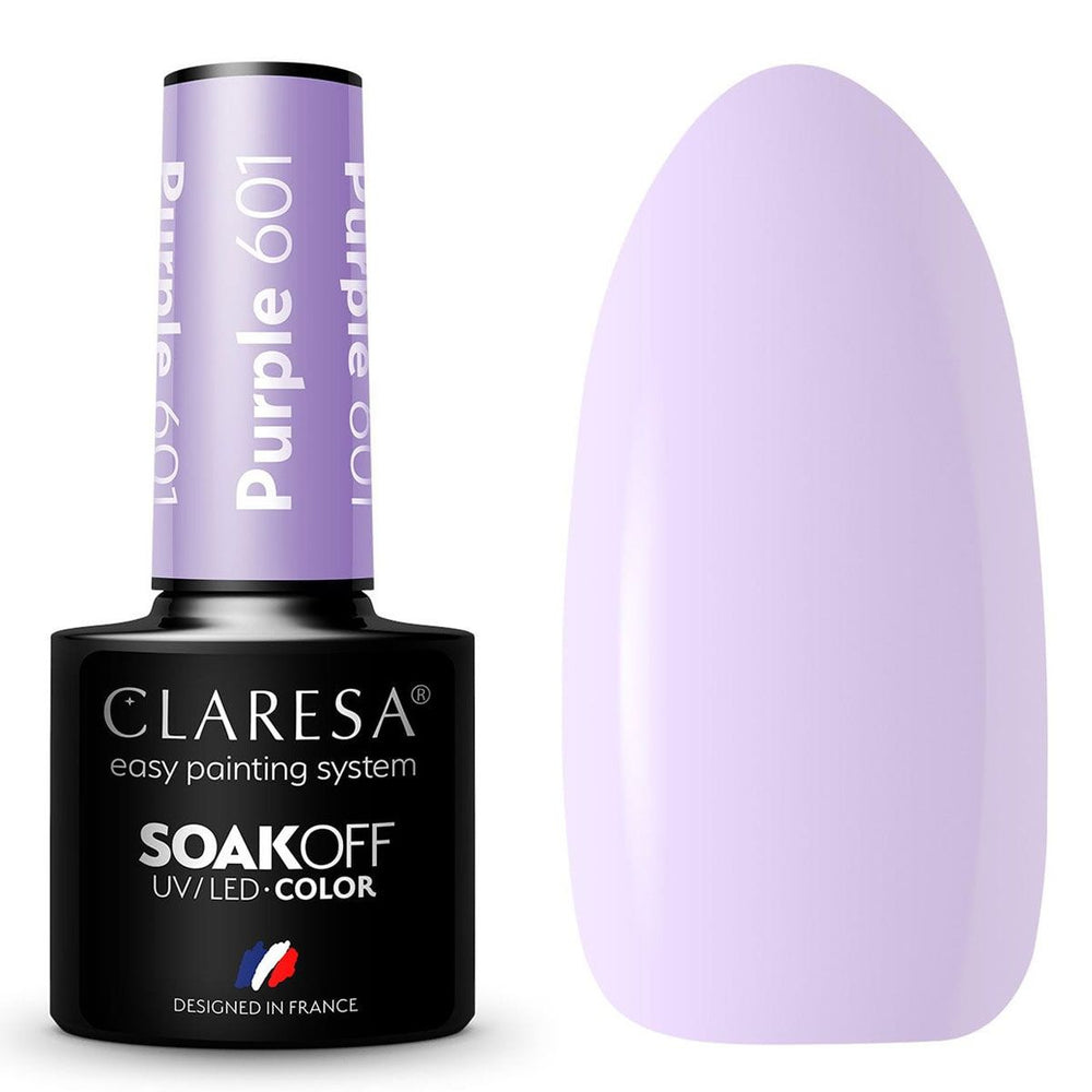 Claresa uv led gellak 5ml paars 601 ballonreis