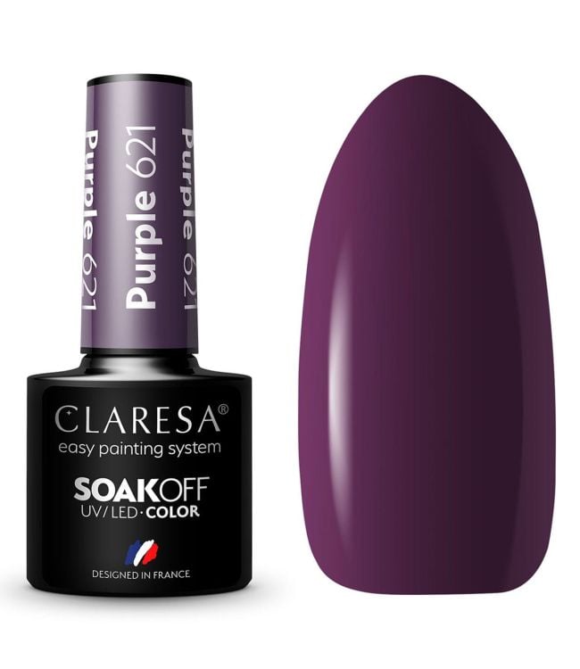 Claresa uv led gellak 5ml paars 621 warme gevoelens