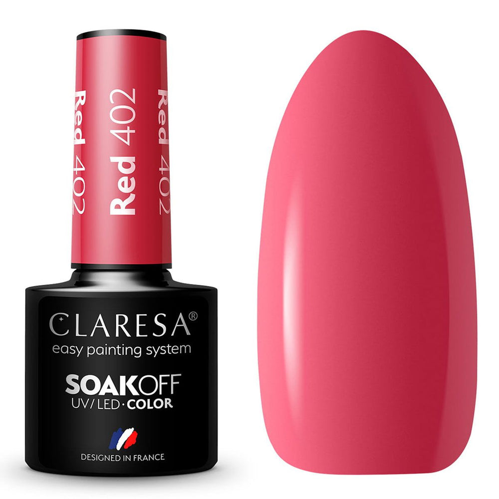 Claresa uv led gellak 5ml rood 402 savanna vibes