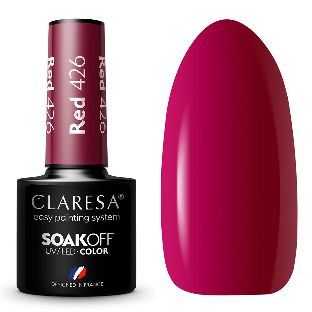 Claresa uv led gellak 5ml rood 426 volle bessen