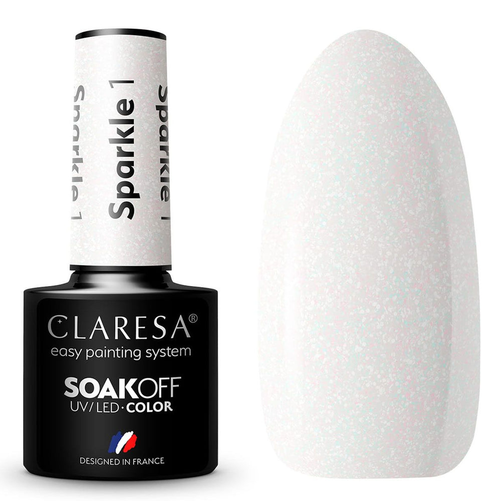 Claresa uv led gellak 5ml glitter 1