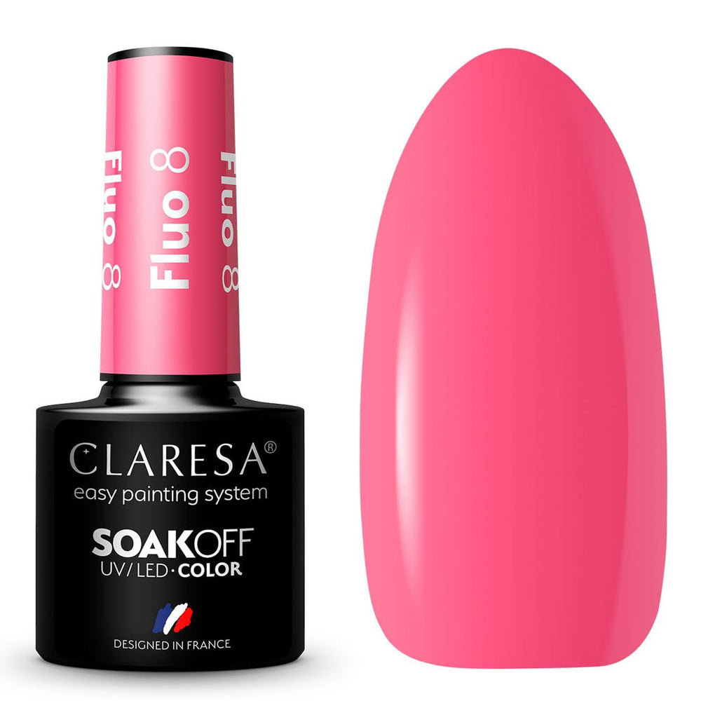 Claresa uv led gellak 5ml fluo 8