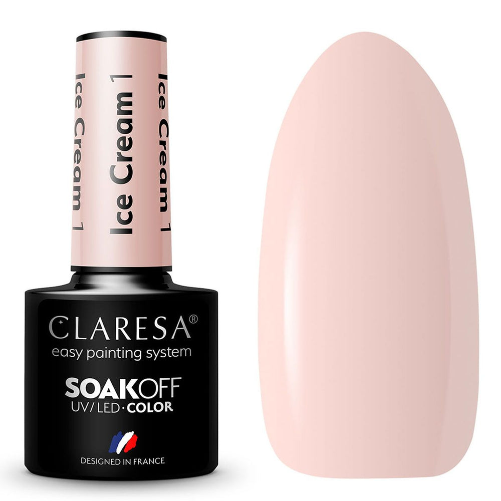 Claresa uv led gellak 5ml ijs 1