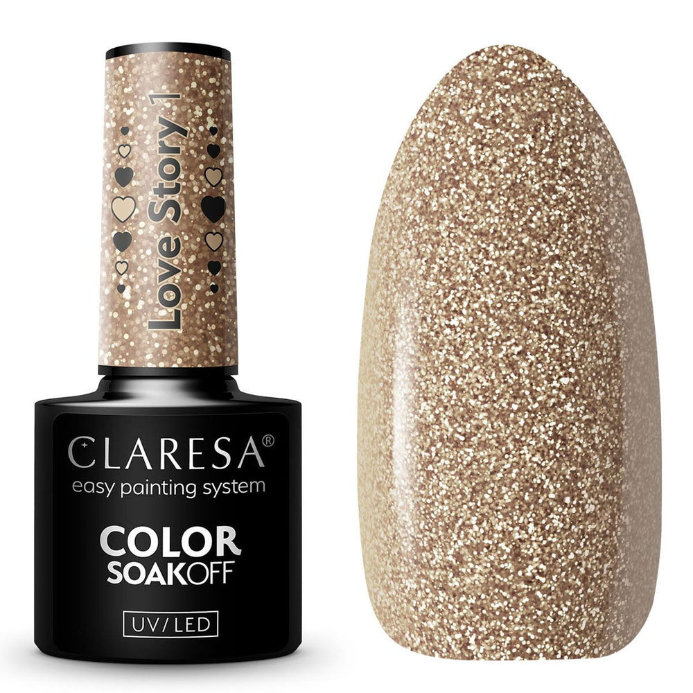 Claresa uv led gellak 5ml liefdesverhaal 1