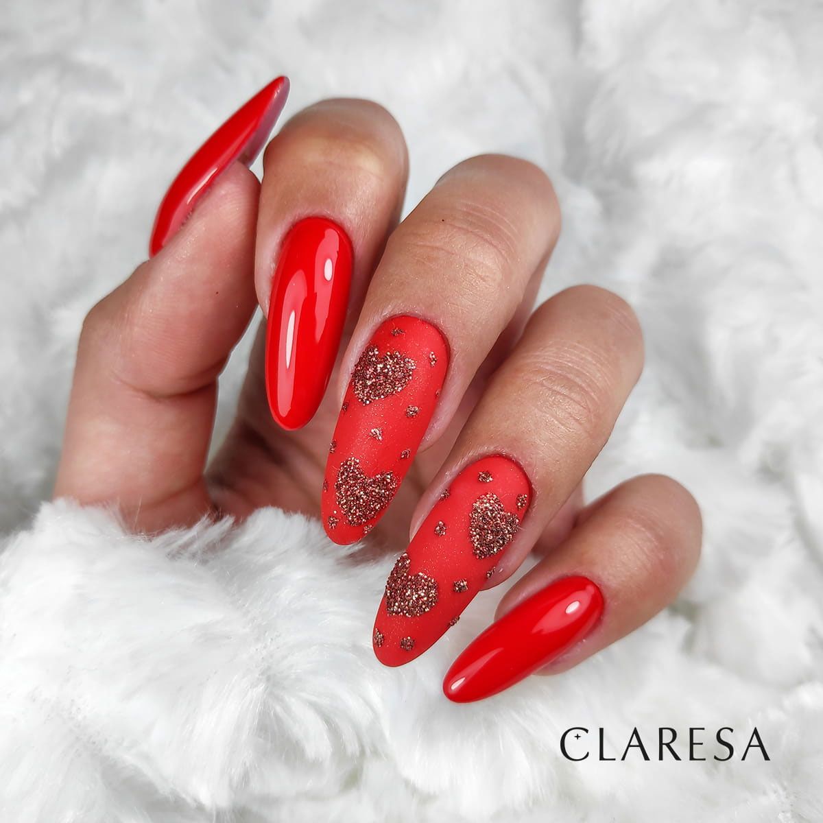 Claresa glitter poeder quartz 13 rood goud 1st.