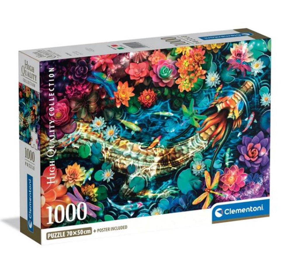 Clementoni puzzel 1000 stukjes koi river 2025-compact