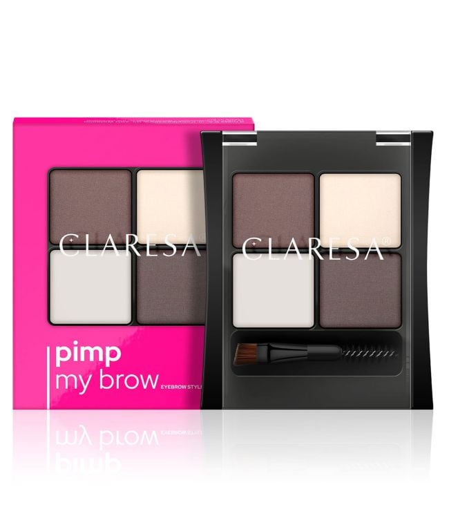 Claresa pimp my brow wenkbrauwstylingkit 02 diepbruin 4gr