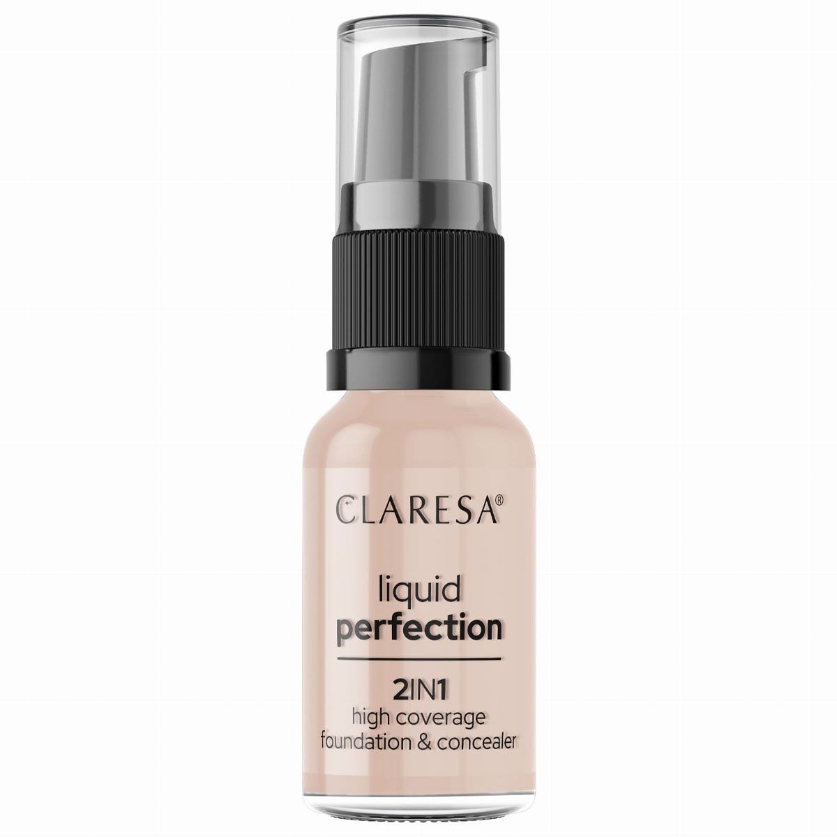 Claresa liquid perfection 2-in-1 concealer en foundation 103 cool medium 18gr.