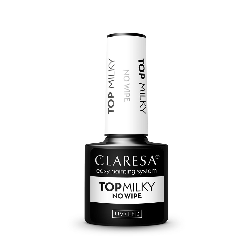 Claresa top coat melkachtig, geen vegen 5ml