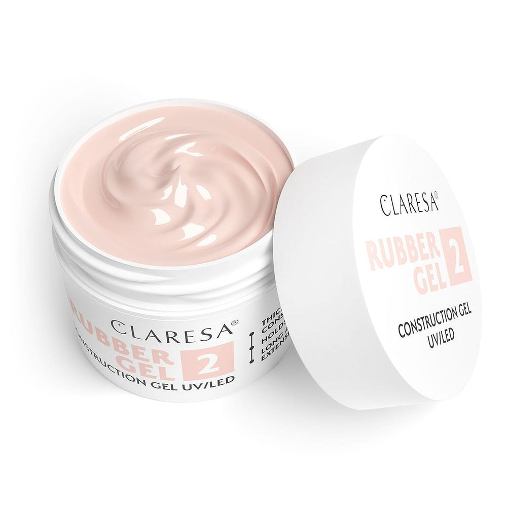 Claresa rubber gel 2 zacht roze 45gr.