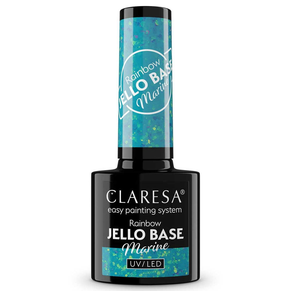 Claresa regenboog jello basislaag marine 5ml