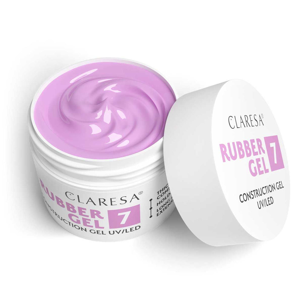Claresa rubber gel 7 zacht lila 12gr.