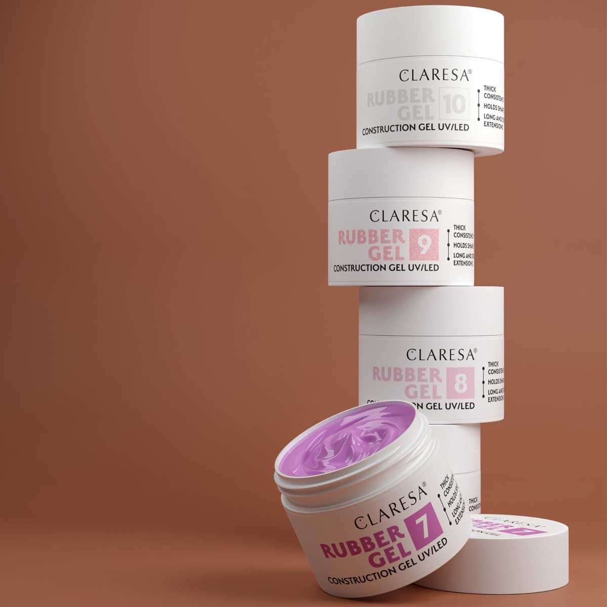 Claresa rubbergel 10 melkwit 45gr.