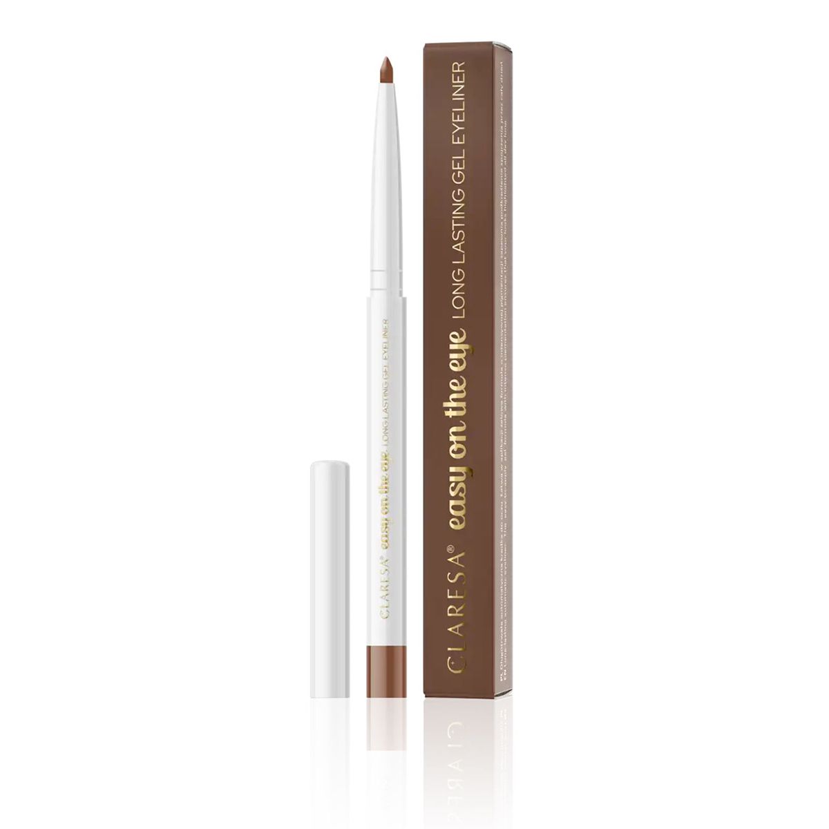 Claresa oogvriendelijke, langdurige gel eyeliner 02 bruine lotus