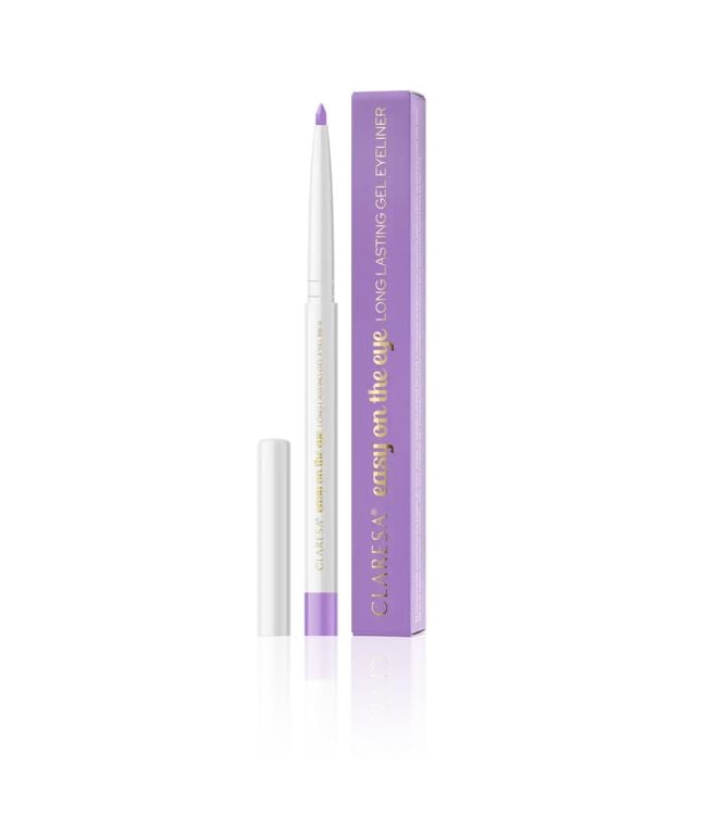 Claresa oogvriendelijke, langdurige gel eyeliner 04 paarse madeliefje