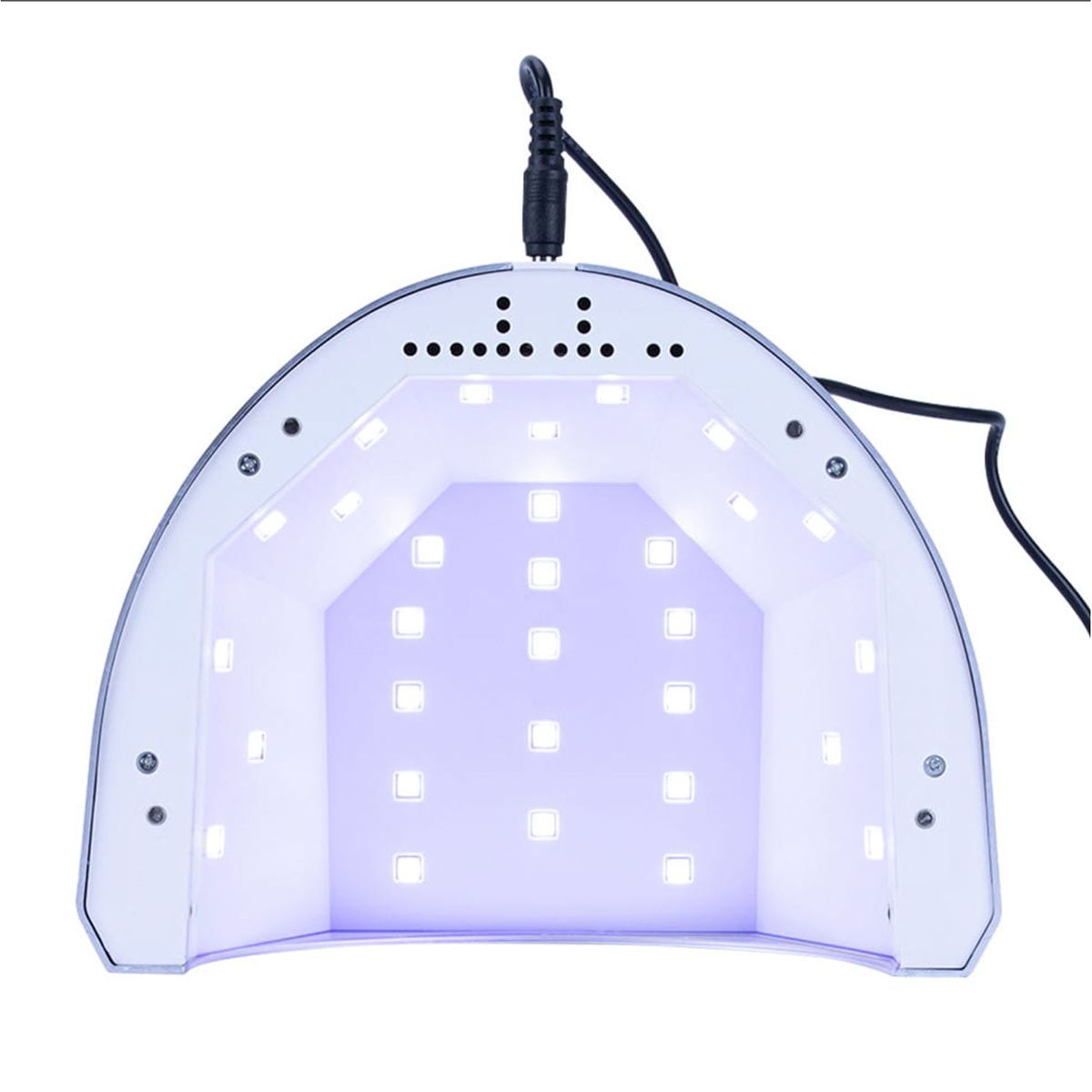 Stijlvolle l1 uv led lamp dual 48w wit