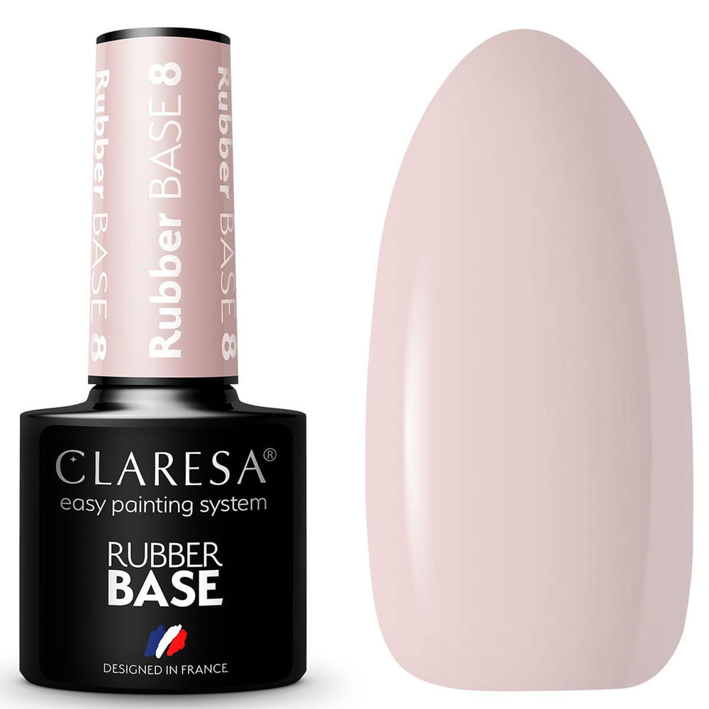 Claresa rubber basislaag 5ml 8
