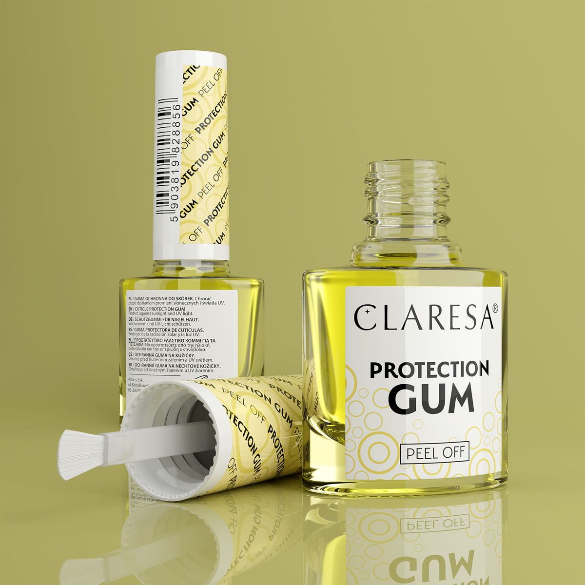 Claresa beschermingsgom peel off 5ml