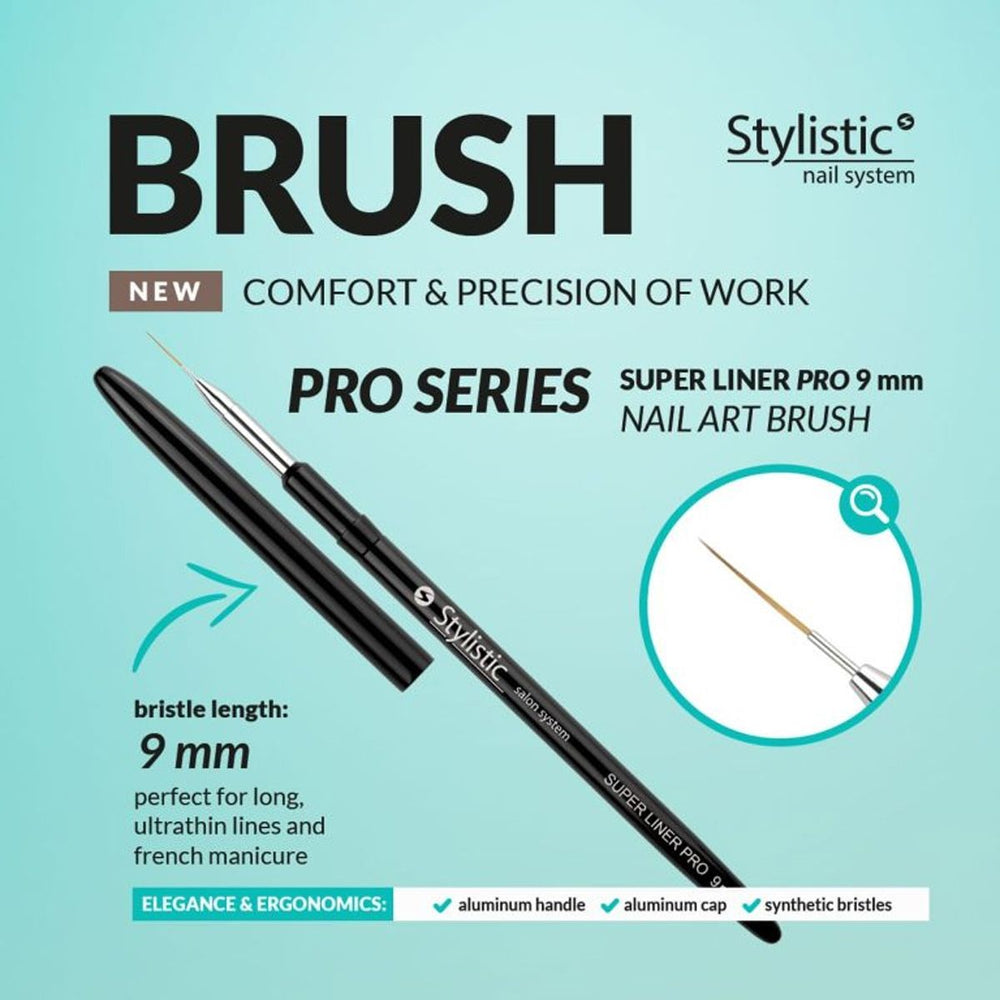 Stijlvolle super liner pro penseel 9mm
