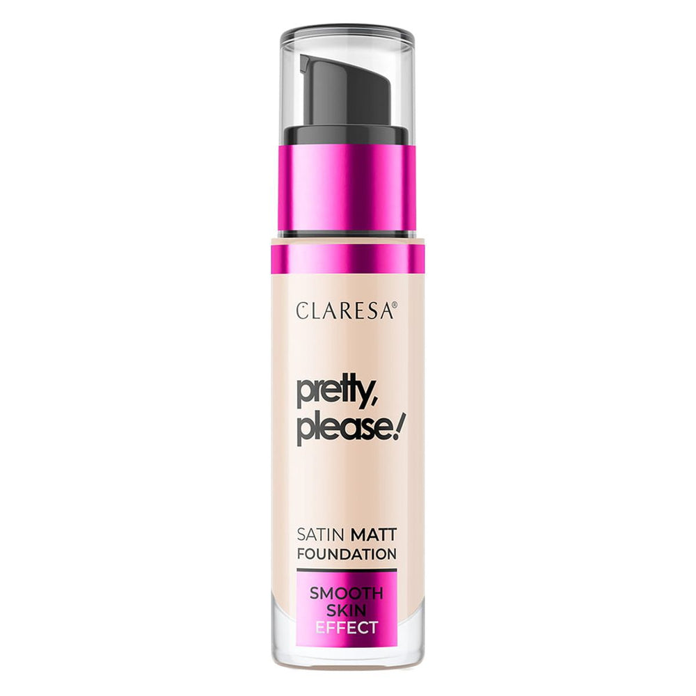 Claresa satijn matte foundation mooi, alsjeblieft! 02 light 34gr.