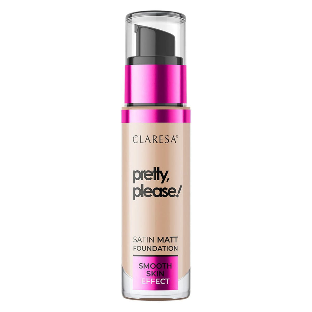 Claresa satijn matte foundation mooi, alsjeblieft! 06 tan 34gr.