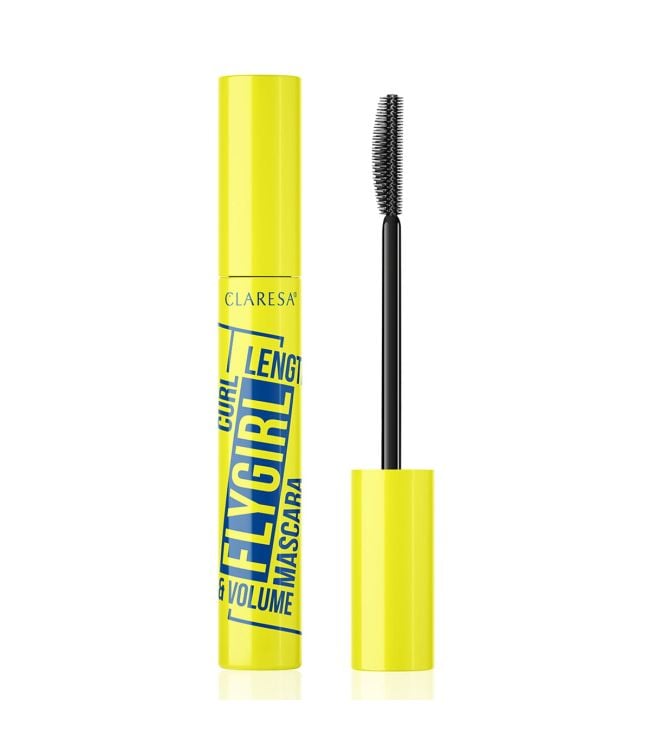 Claresa flygirl curl, lenght volume mascara zwart 10ml