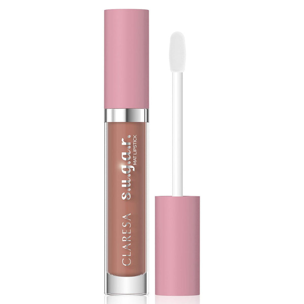 Claresa matte vloeibare lippenstift suiker 01 honing 5ml