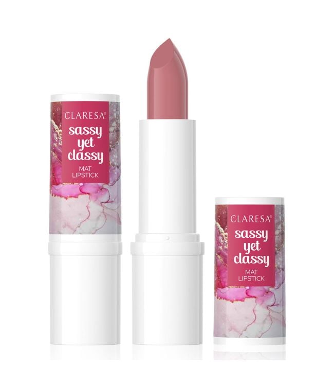 Claresa matte lippenstift, pittig maar stijlvol, 14 tease 4ml